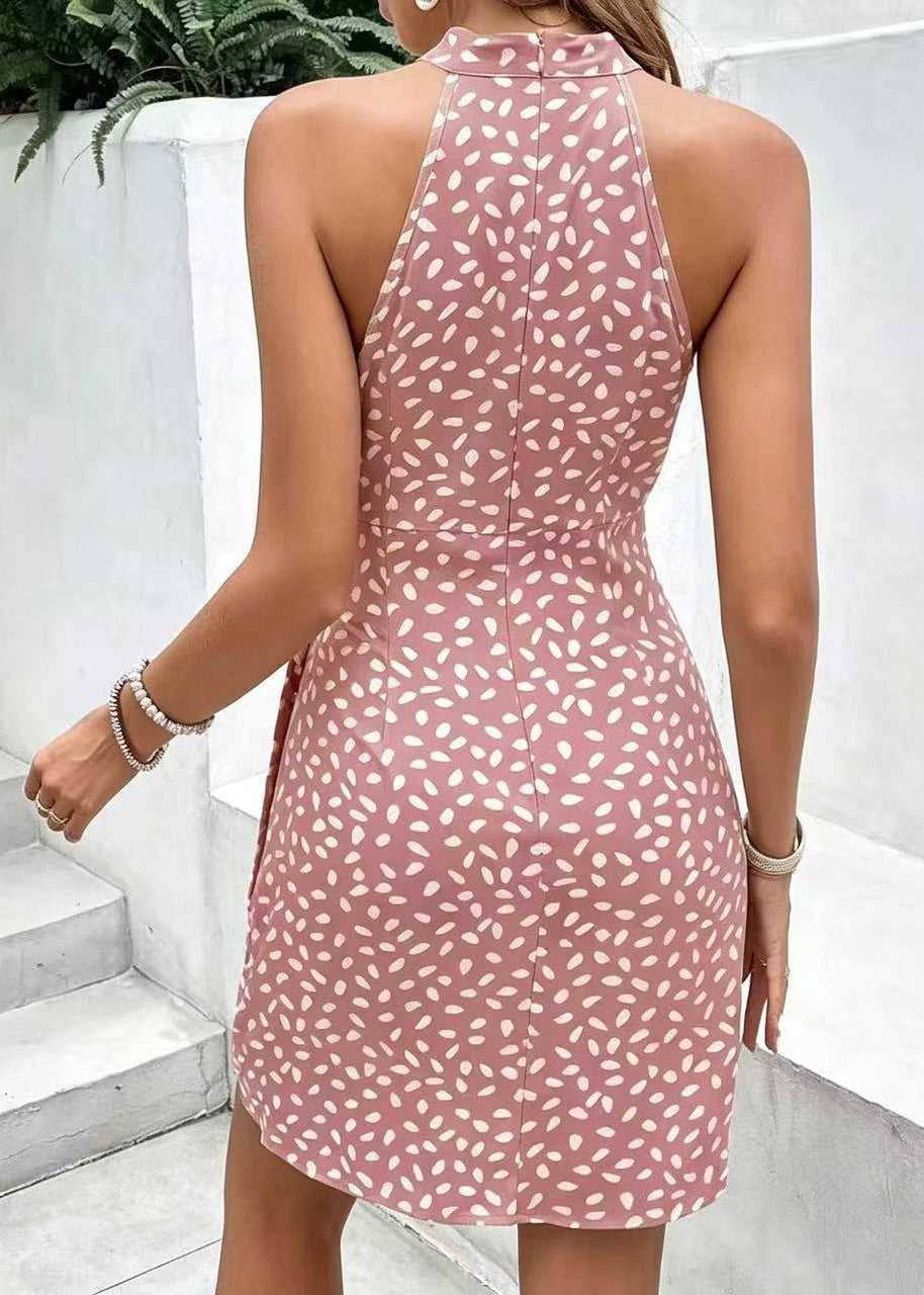 Robe femme à épaules dénudées style estival 3