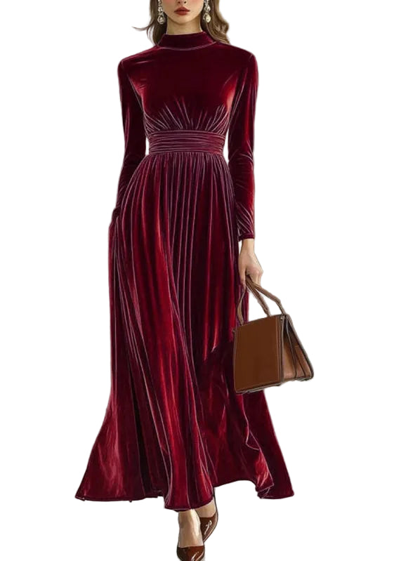 Robe longue femme manches longues style tunique 0