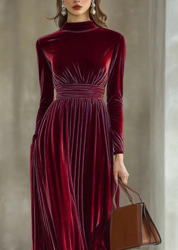 Robe longue femme manches longues style tunique 1