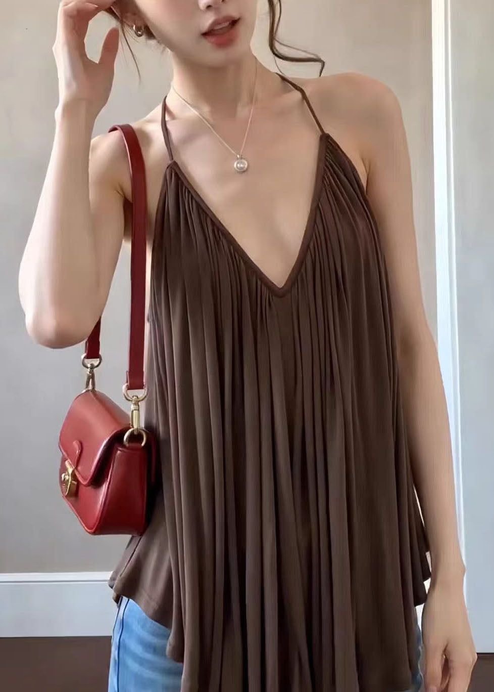 Robe longue fluide pour femme style décontracté 1