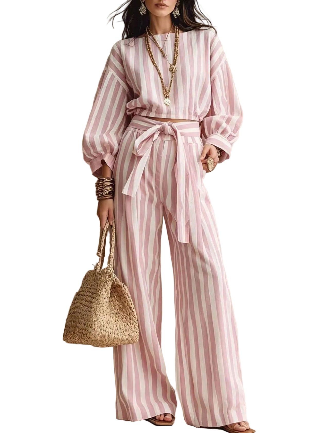 Robe longue fluide pour femme style décontracté 1