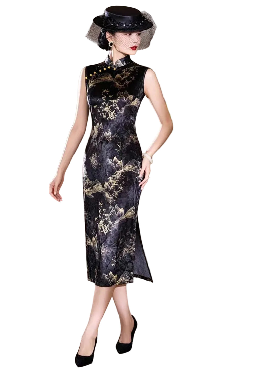 Robe longue fluide pour femme style décontracté 1