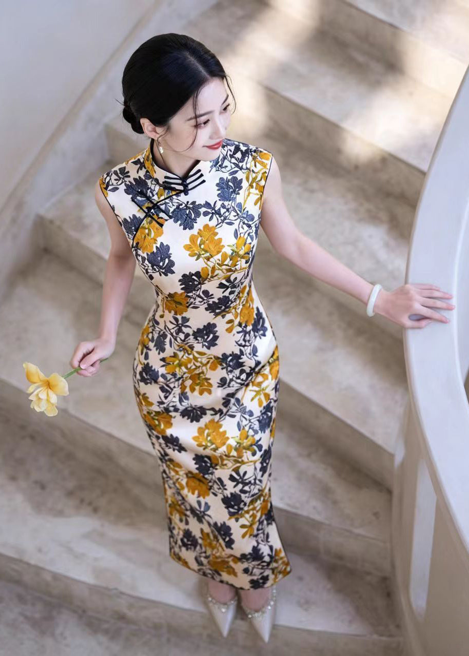 Robe longue pour femme style drapé 0