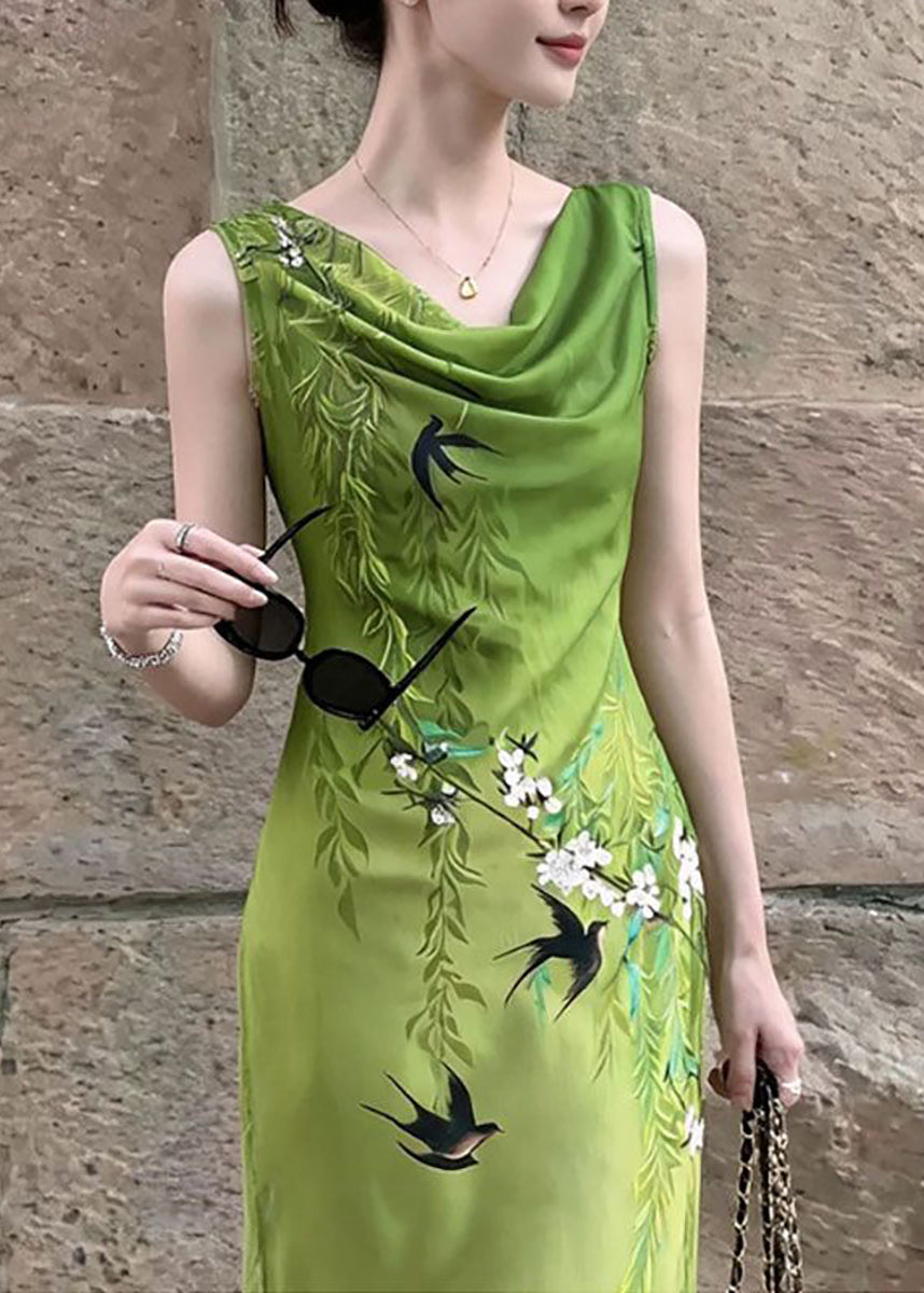 Robe longue pour femme style drapé 0