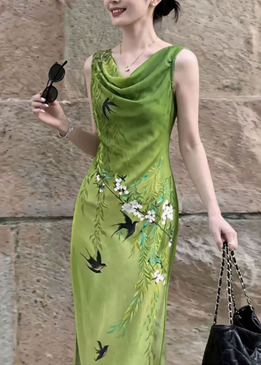 Robe longue pour femme style drapé 4