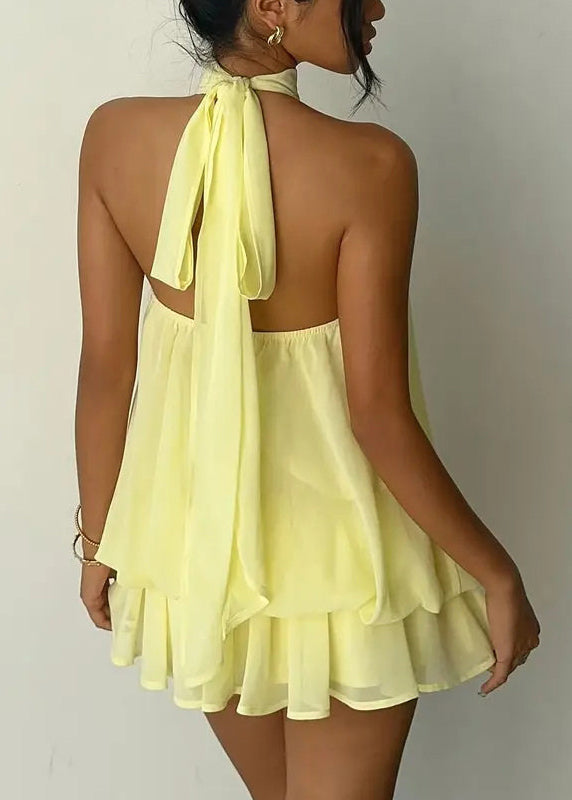Robe mi-longue Femme Col Roulé Sans Manches 3