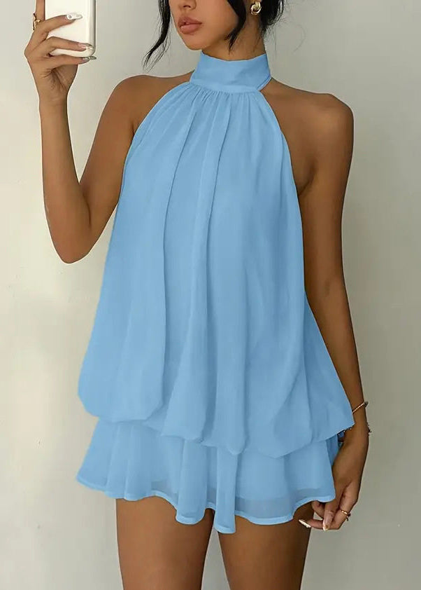 Robe mi-longue Femme style estival fluide 1