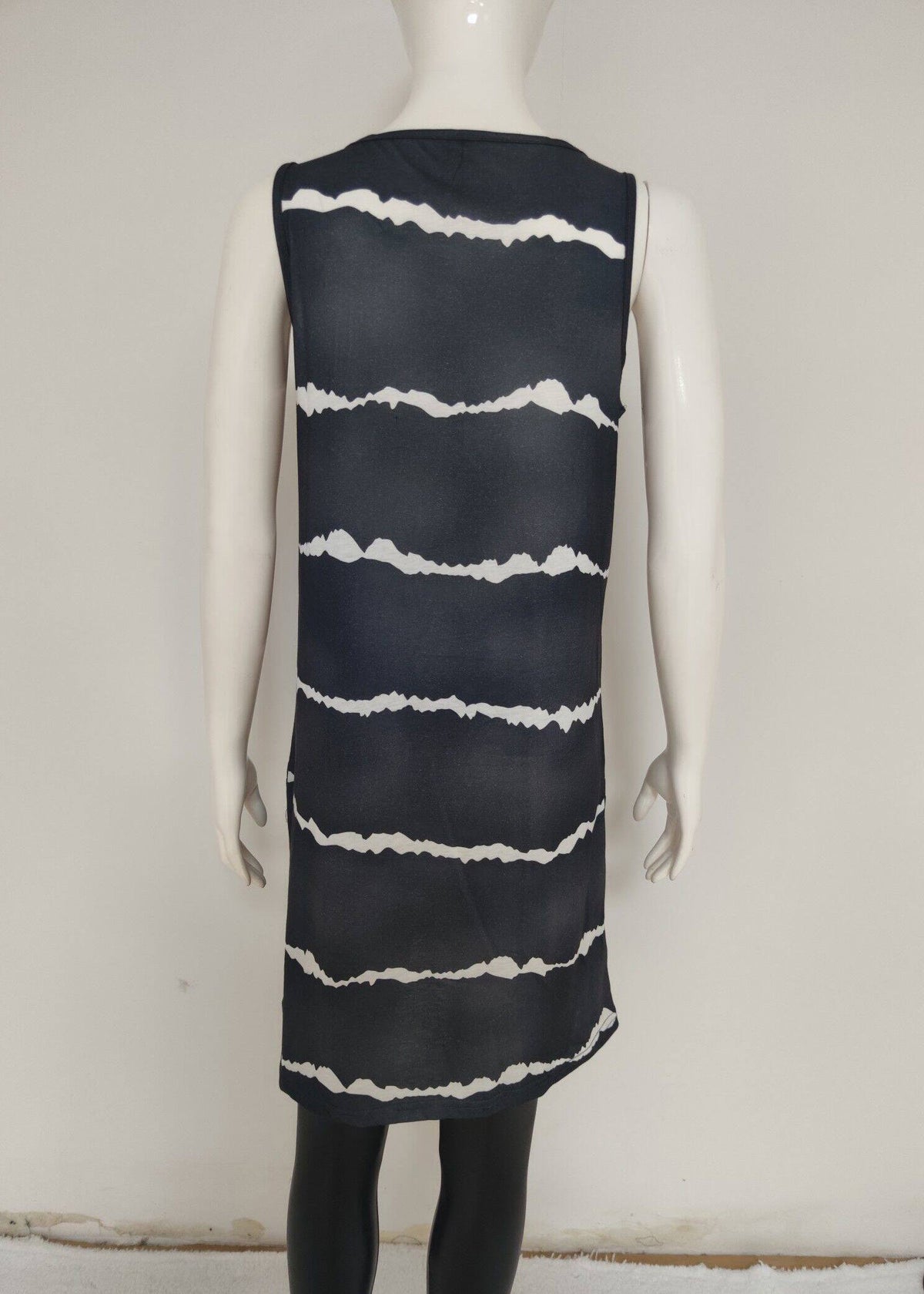 Robe mi-longue ample à rayures pour femme été 4