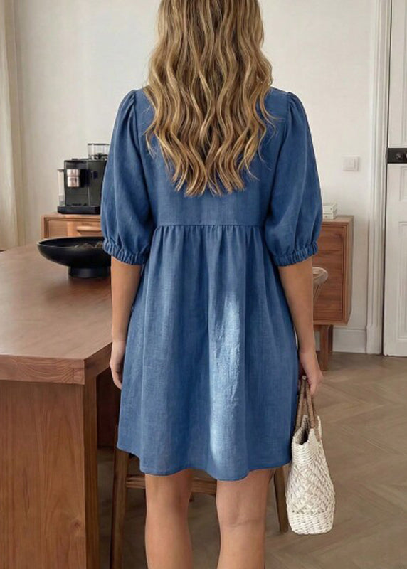 Robe mi-longue femme style patchwork bohème 2