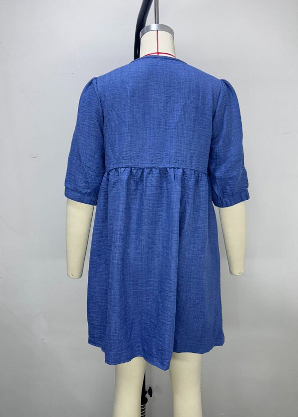 Robe mi-longue femme style patchwork bohème 4