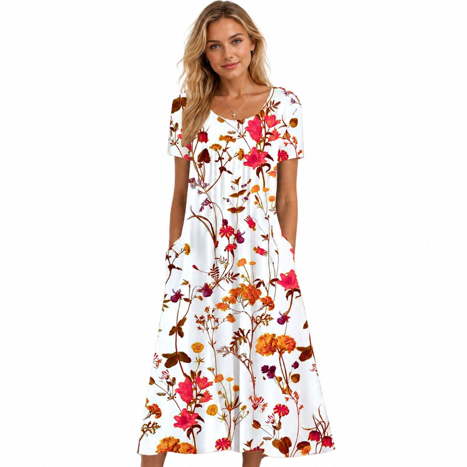 Robe pour femme à motif floral et design élégant 0