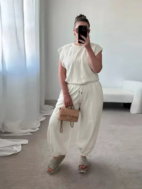 Variant image for Combinaison Femme Décontractée avec Cordon en Polyester-8