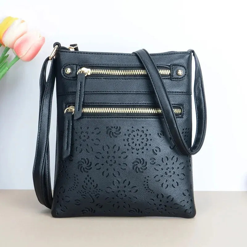 Sac Bandoulière Femme Rétro-Chic en Cuir Artificiel 3