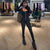 Combinaison Femme Chic Bodycon Polyester Spandex-5