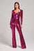 Variant image for Combinaison Femme Chic Manches Longues Polyester Élégante-13