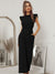 Combinaison Femme Chic Manches de Capuchon Polyester-6