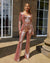 Combinaison Femme Chic Manches Longues Polyester Élégante-5