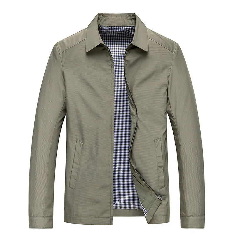 Veste Mince pour Hommes en Coton-Polyester 4
