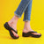 Chaussons à talons compensés pour femmes