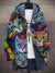 Variant image for Manteau Femme Hiver Confortable Motif Chat Mélange Tissus Doux-22