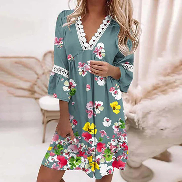Variant image for Robe d'Été Femme Floral Aéré Coton-17