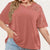 Variant image for T-Shirt Femme Créatif Décolleté Mousseline Coton Doux-9