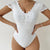 Corps de Chasseur Femme Élégant en Dentelle Extensible-4