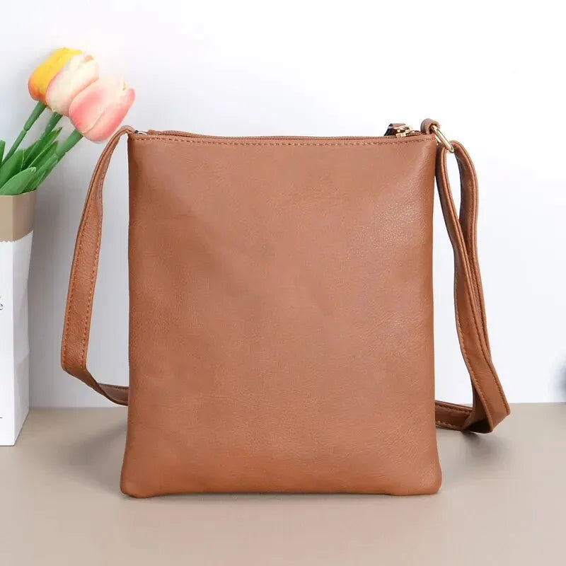 Sac Bandoulière Femme Rétro-Chic en Cuir Artificiel 6