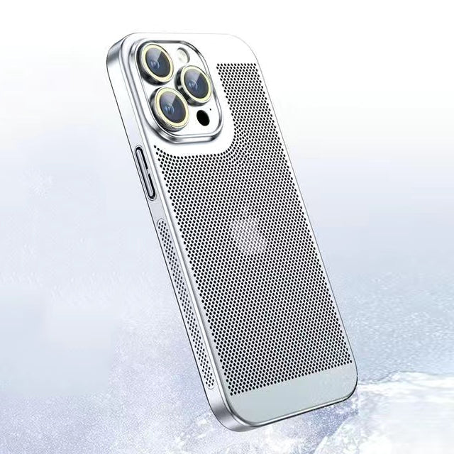 Variant image for Coque de Téléphone Homme Argentée Ultra Mince Galvanisé pour iPhone SE 2020-1