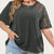 Variant image for T-Shirt Femme Créatif Décolleté Mousseline Coton Doux-17