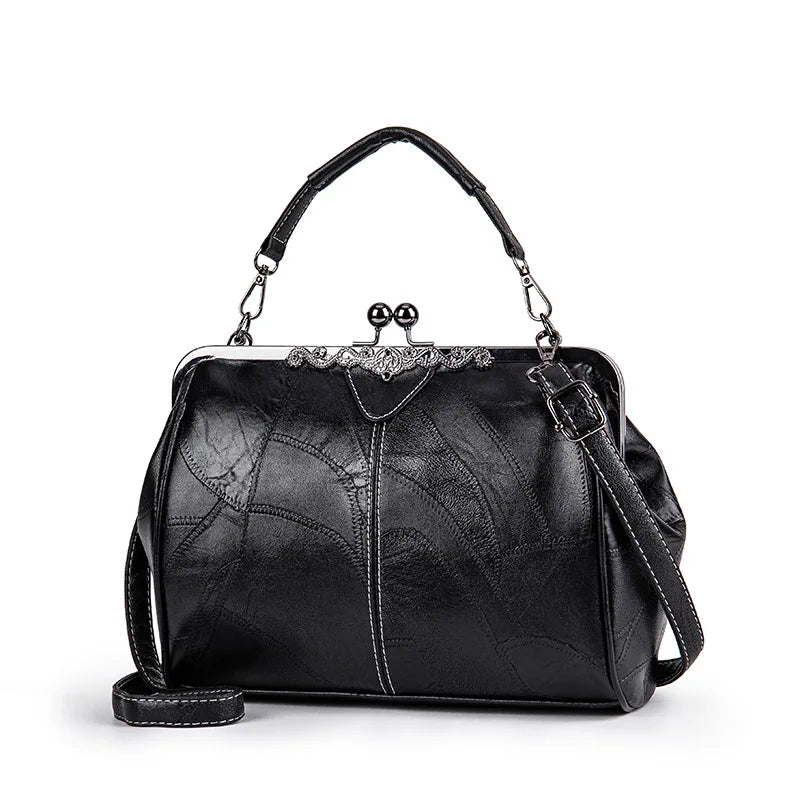 Sac à main Femme Rétro-Chic Cuir Artificiel Élégant 4