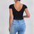 Corps de Chasseur Femme Élégant en Dentelle Extensible-6