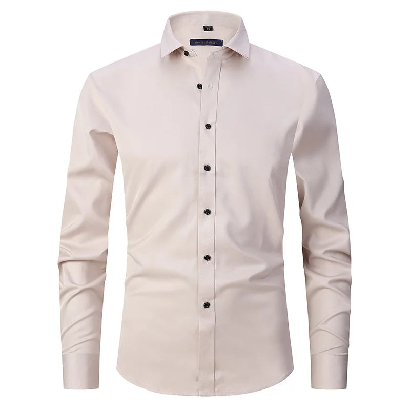 Chemise d'affaires ajustée pour hommes