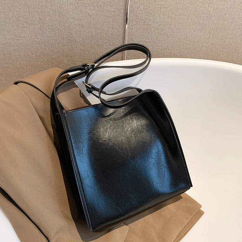 Sac à Bandoulière Femme Design Moderne en Cuir Artificiel 2