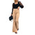 Pantalon évasé en velours côtelé pour femmes
