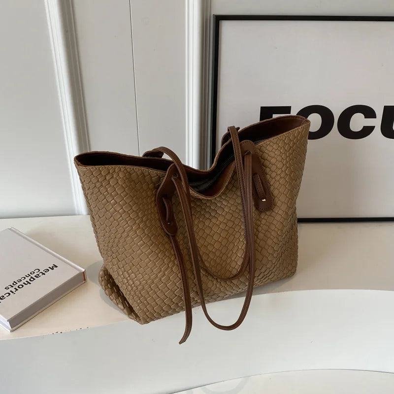 Variant image for Sac Bandoulière Femme Tressé Décontracté Cuir Artificiel-4