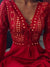 Robe de Fête Femme Élégante Polyester Coupe Flatteuse 3