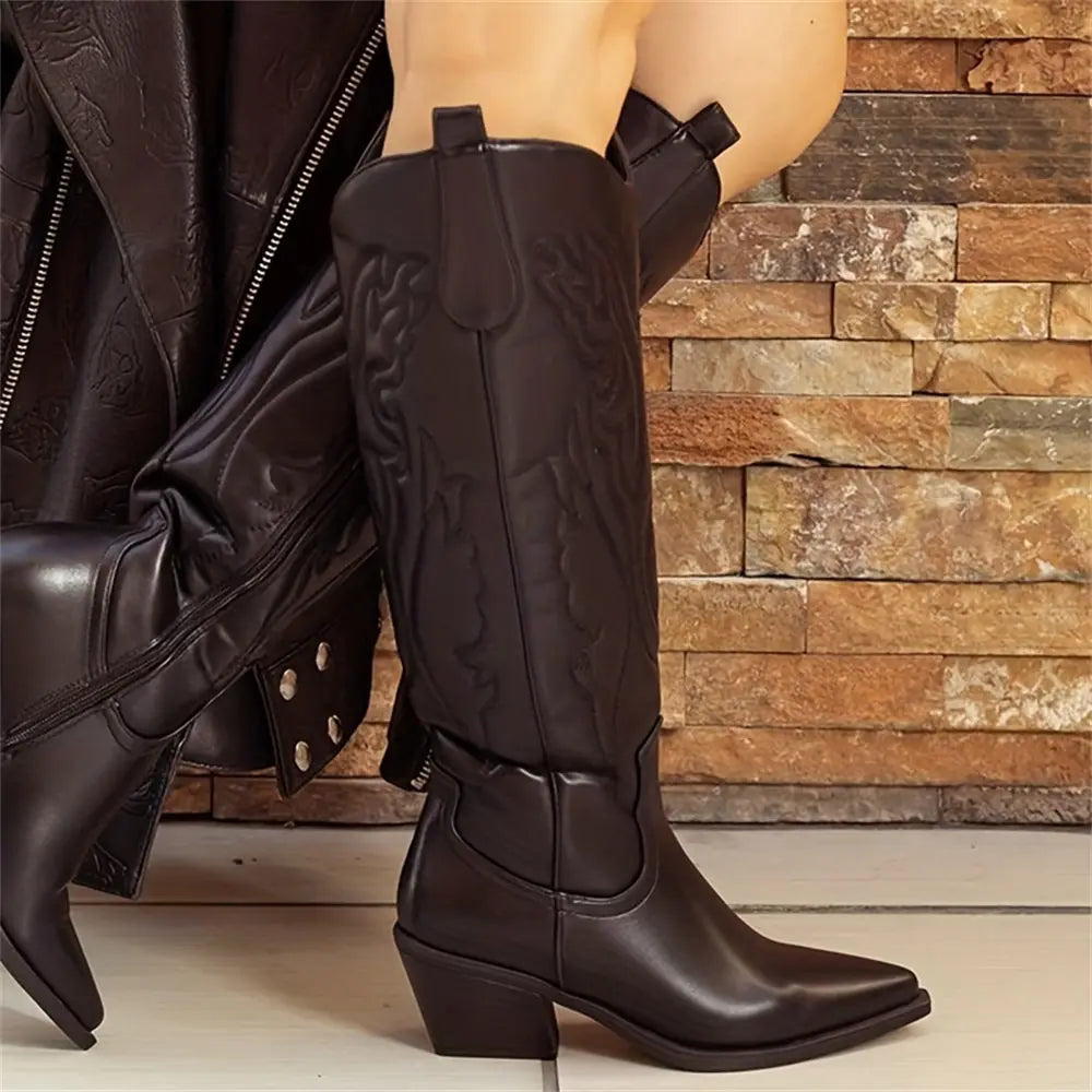 Bottes de cow-boy western pour femmes