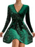 Robe de Soirée Chic Femme Paillettes Fluide Polyester 3