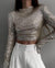 Haut Femme Paillette Brillant en Polyester pour Occasions Festives 3