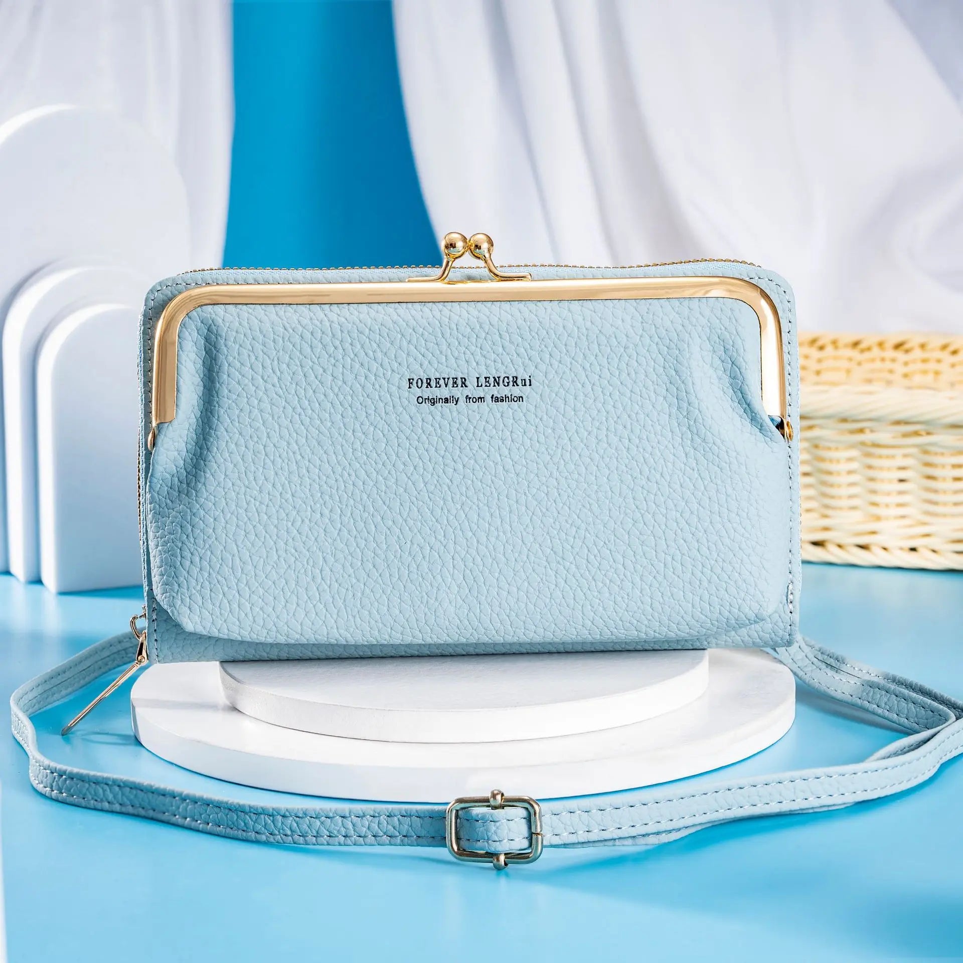 Sac à Main Femme Multifonctionnel en Cuir PU avec Bandoulière Ajustable 5
