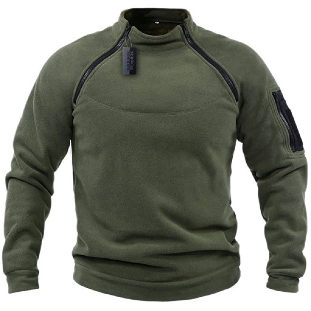Gilet de Chasse Tactique Homme Résistant en Tissu avec Doublure en Toison 3