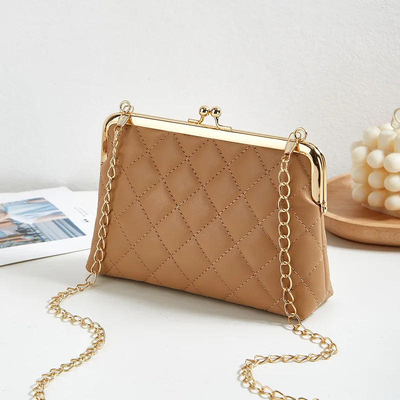 Sac à Bandoulière Femme Élégant avec Fermeture de Chaîne 2