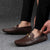 Mocassins en cuir respirant pour hommes