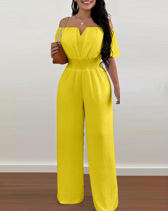 Variant image for Combinaison Femme Chic Épaules Dénudées Polyester-21
