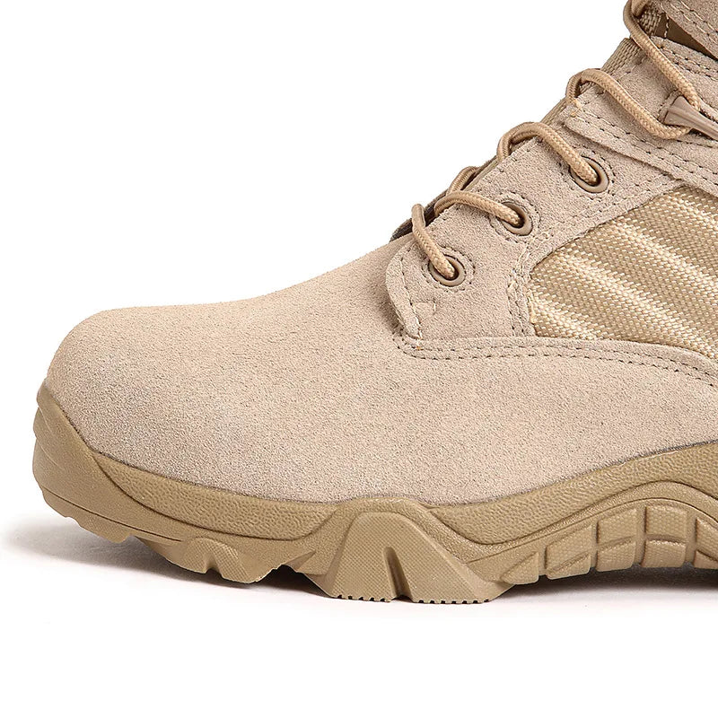 Botte de Sécurité Homme en Cuir Robuste pour Travail en Plein Air-6