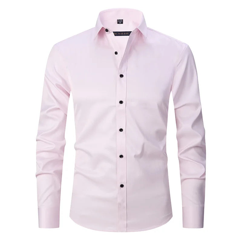 Chemise d'affaires ajustée pour hommes