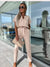 Variant image for Combinaison Femme Chic Manches Courtes Décolleté en V 100% Polyester-11