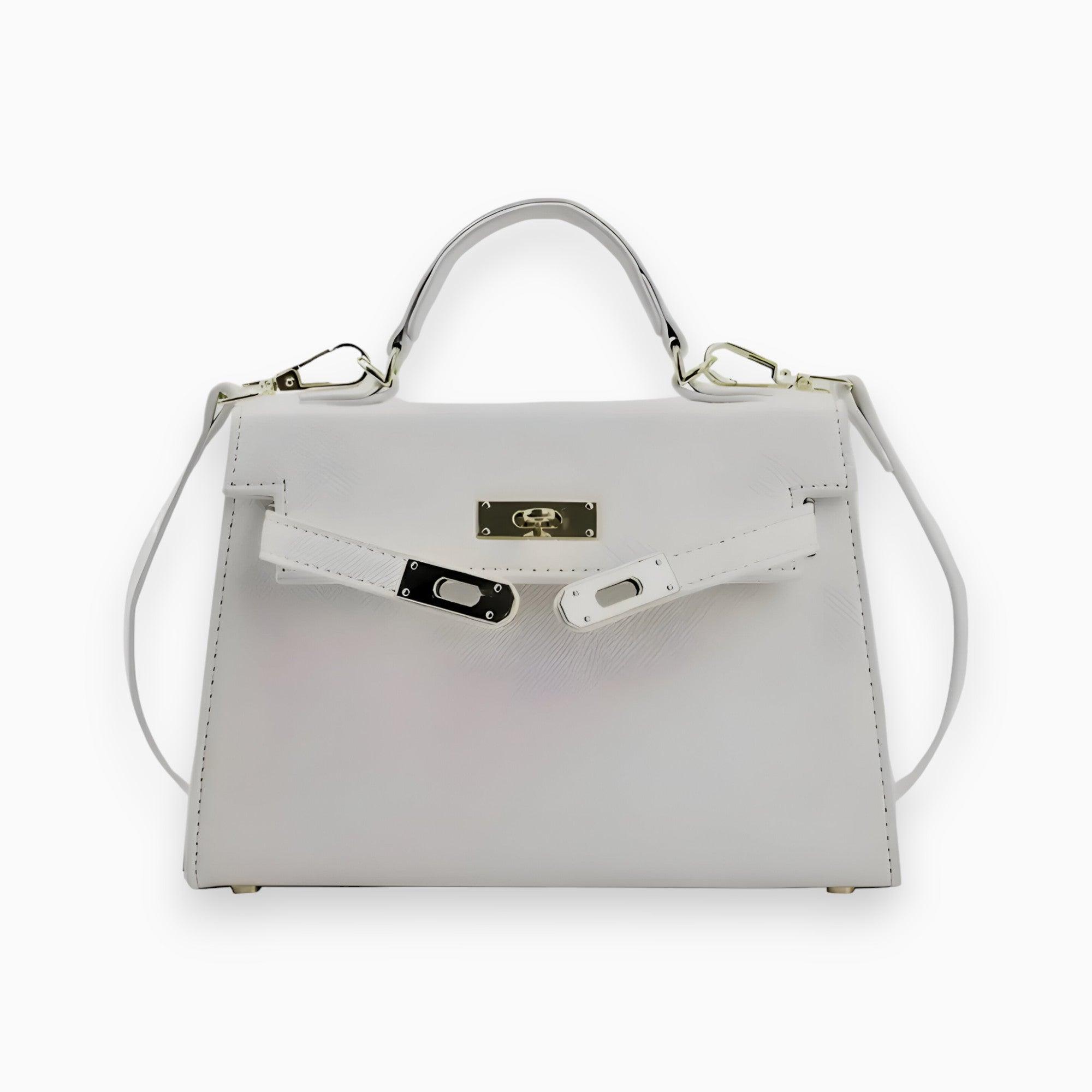 Sac À Main Femme Classique Structuré Métallique Texturé 3