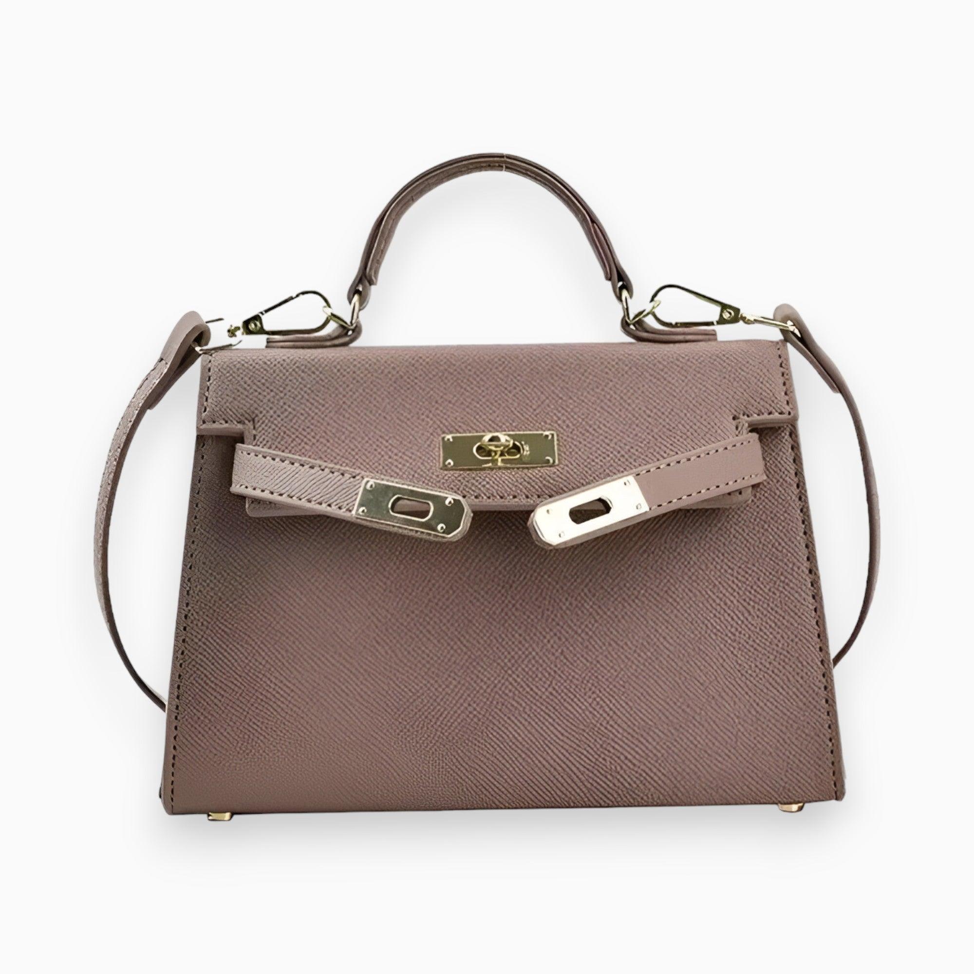 Sac À Main Femme Classique Structuré Métallique Texturé 5